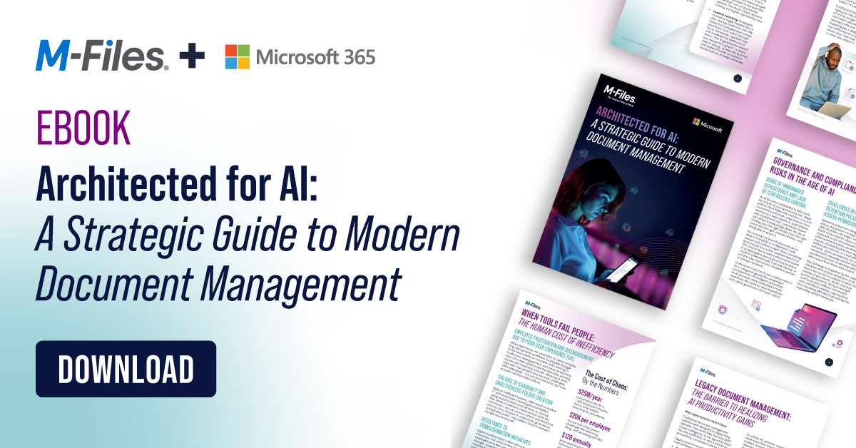 Thumbnail-Banner-M-Files-&-Microsoft-365-Architected-for-AI-eBook-1200x628